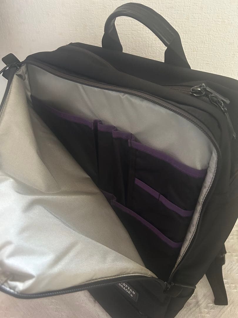 【新品級】 マンハッタンパッセージ 5416 黒 ビジネスリュック 軽量 多機能