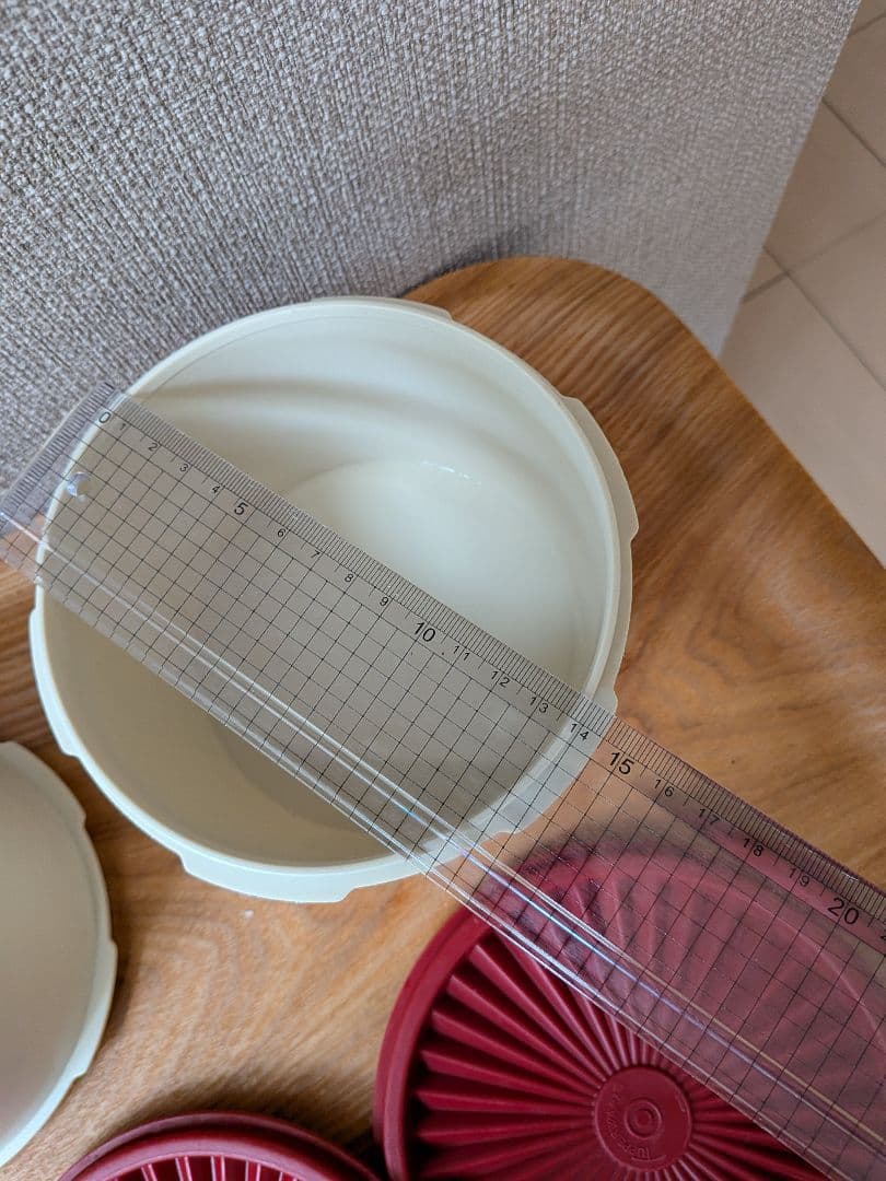 ☆お値下げ☆美品【タッパーウエア】レトロ　デコレーター　7点セット