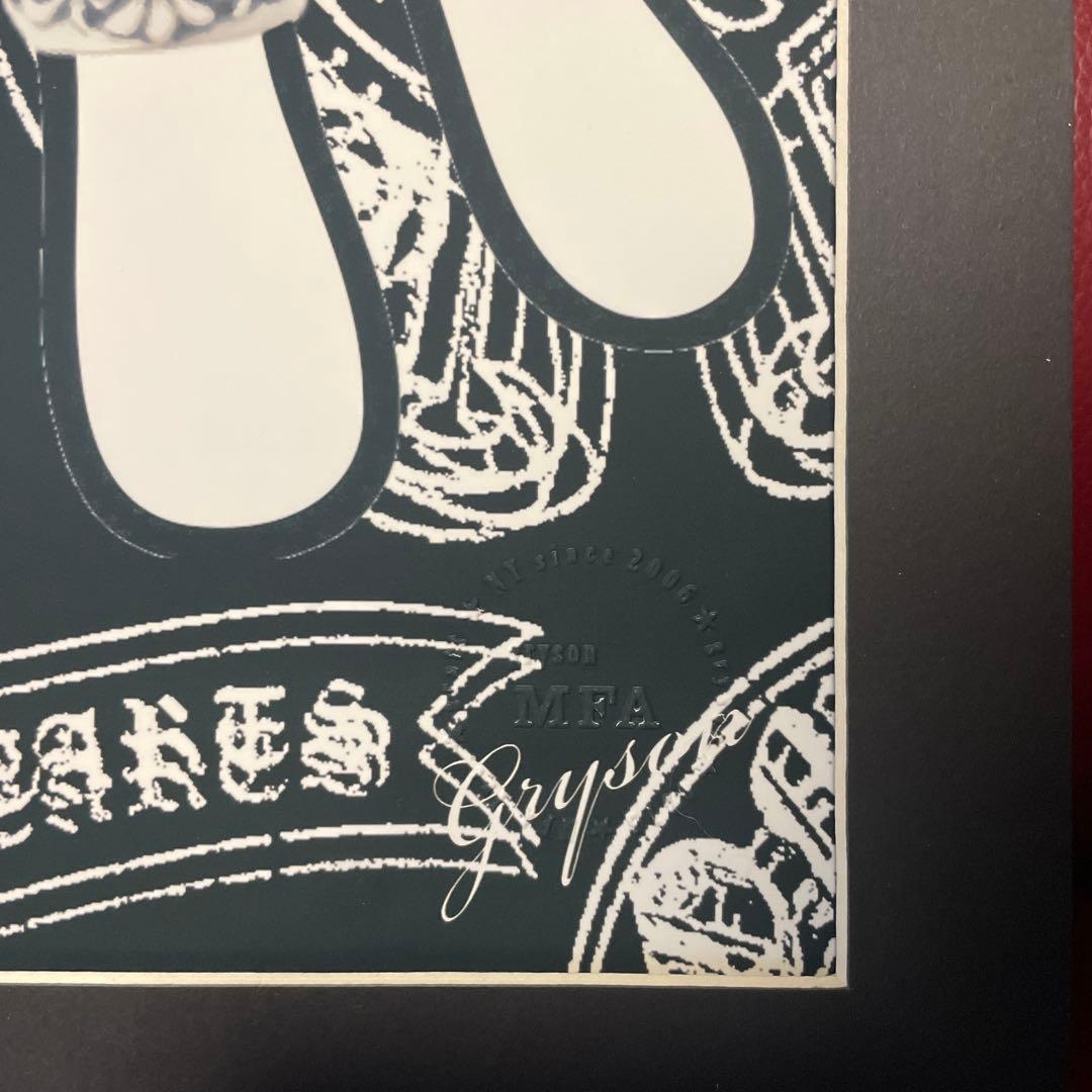 Grysonアート　正規品パロディアート　ミッキー　クロムハーツ