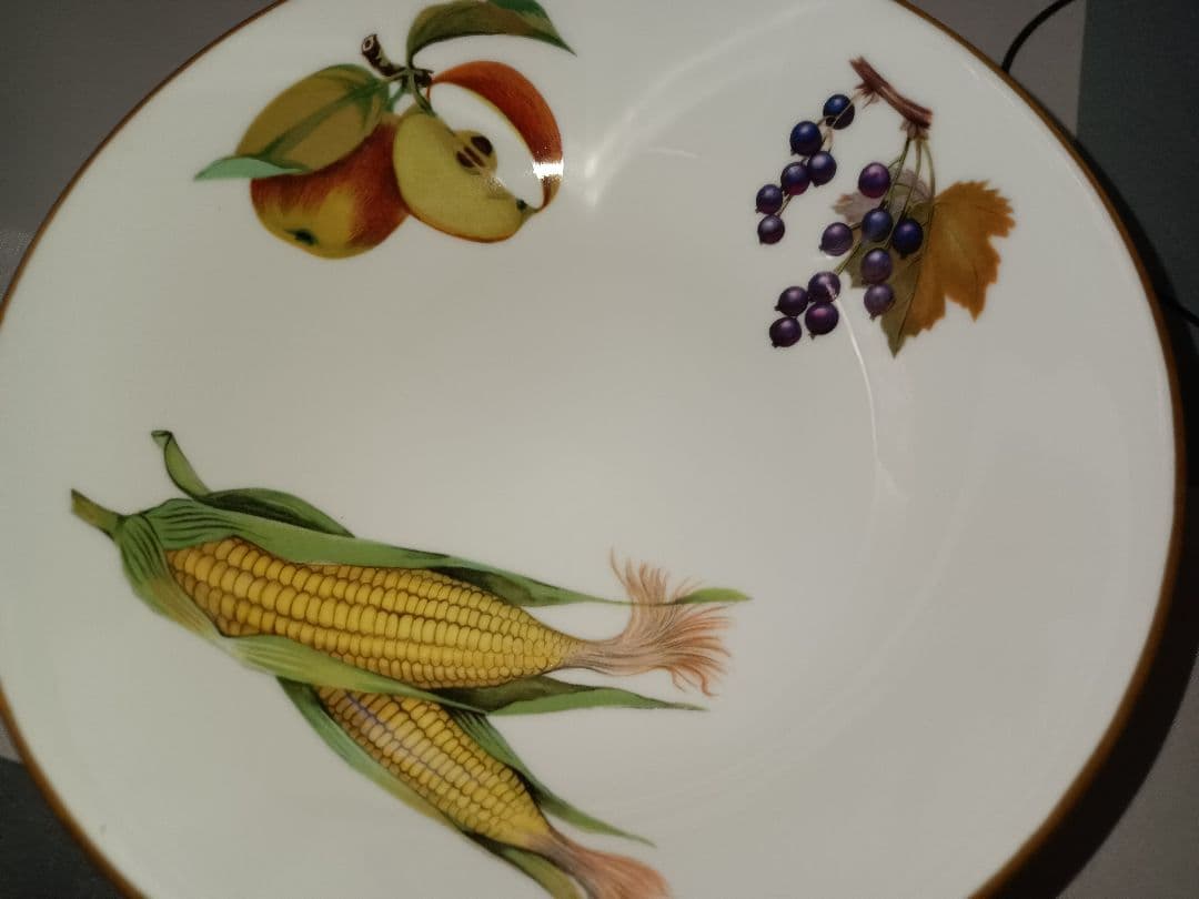 【ロイヤルウースター】イヴシャムゴールド(金淵)　ボウル　2点セット