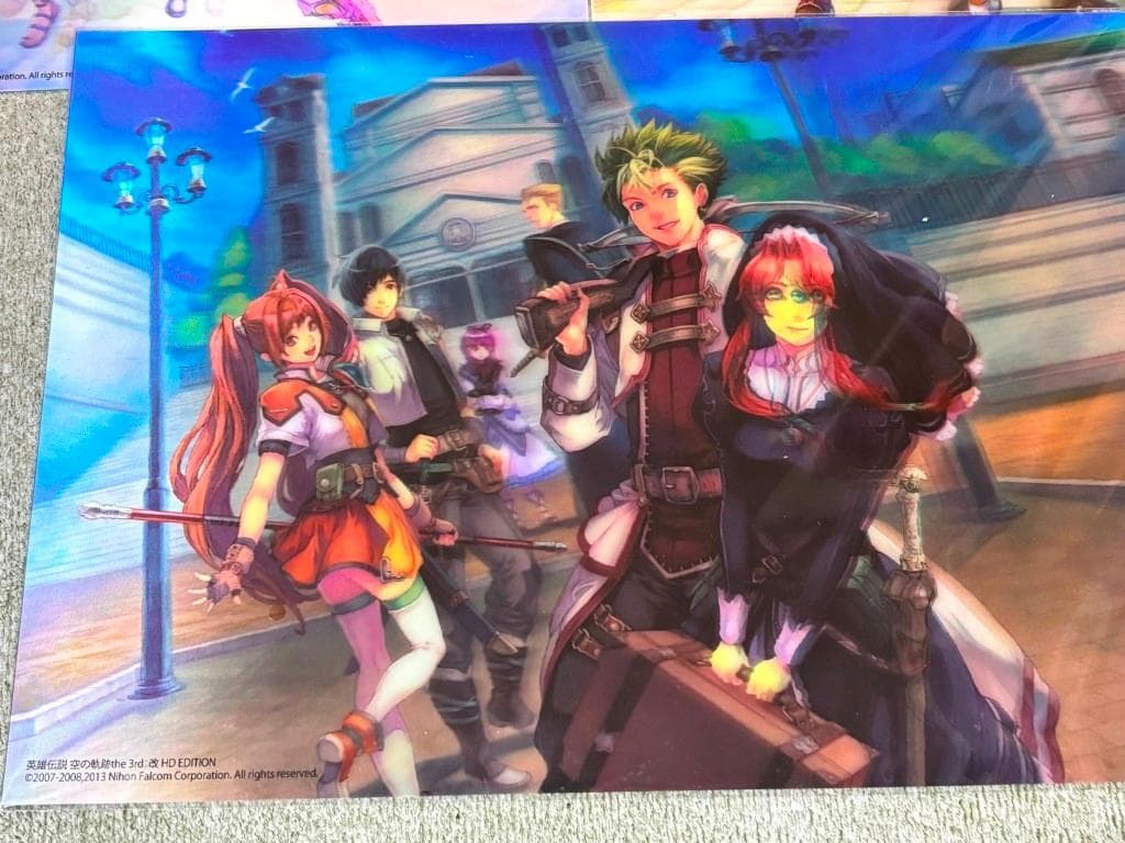 送料無料　空の軌跡 3Dポスター3枚セット