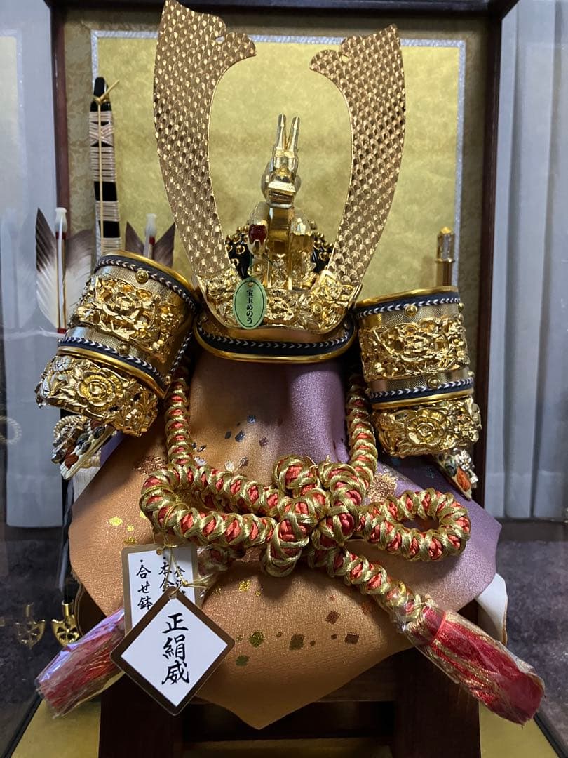 五月人形 ケース入り兜 兜飾り 子どもの日、端午の節句