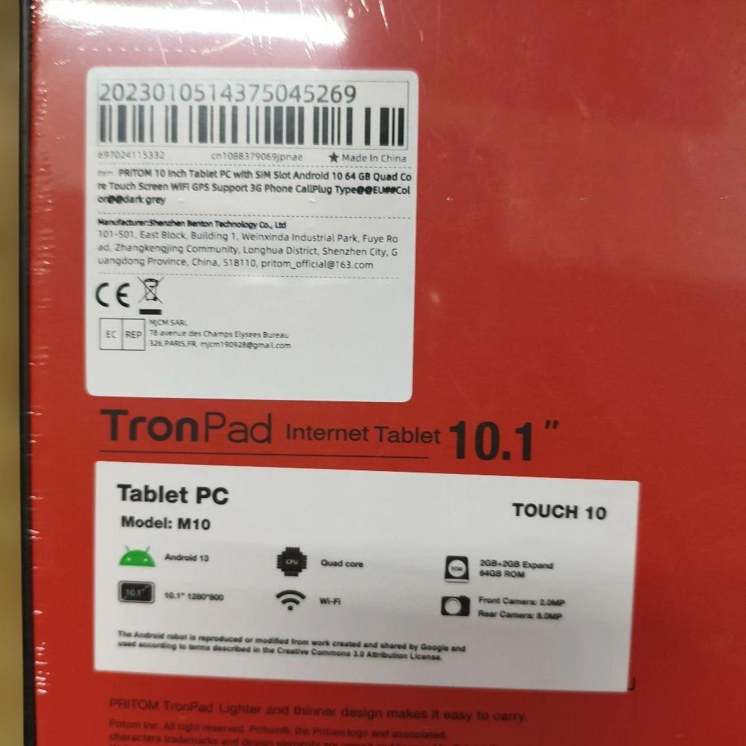 新品Pritom TronPad M10 タブレットAndroid13.64GB