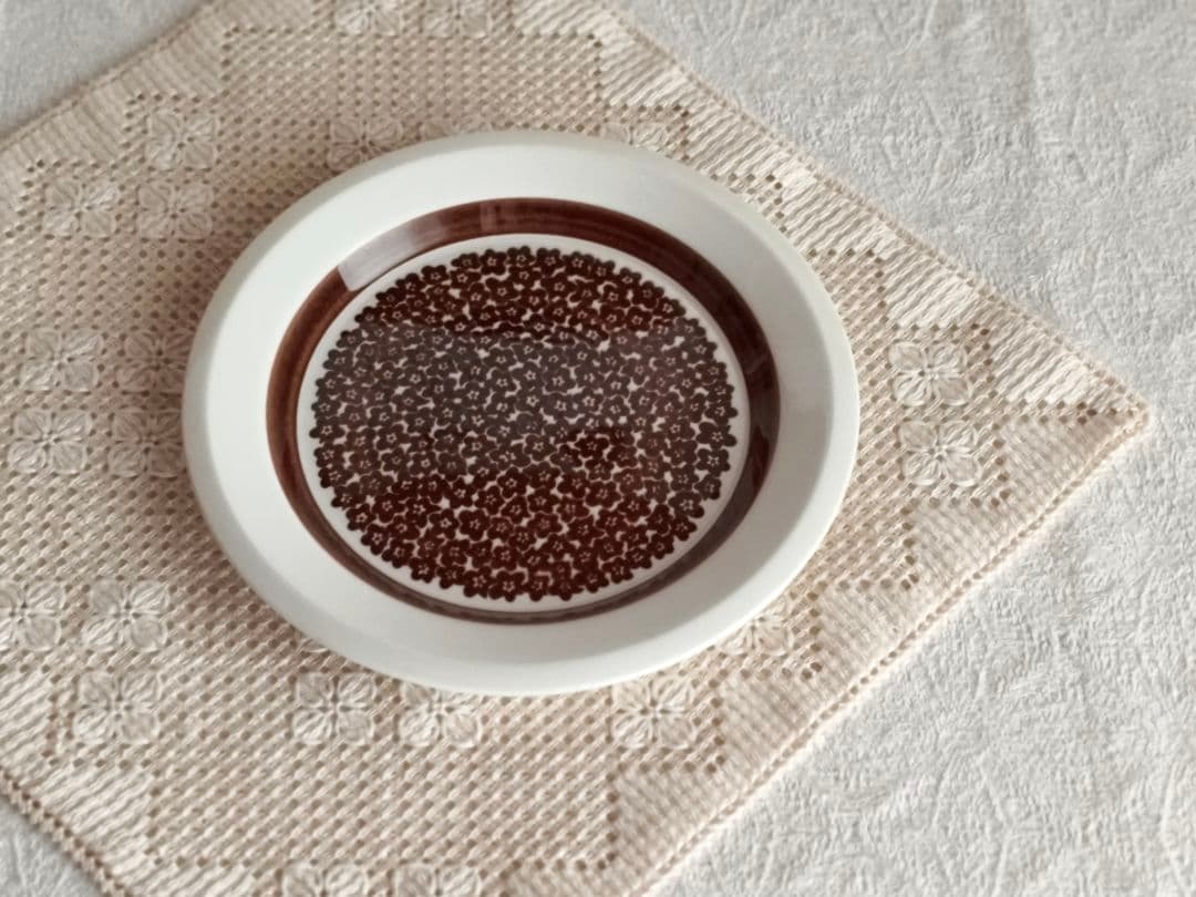 * old arabia∵✿∴ ファエンツァ cake plate