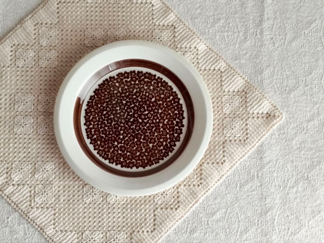 * old arabia∵✿∴ ファエンツァ cake plate
