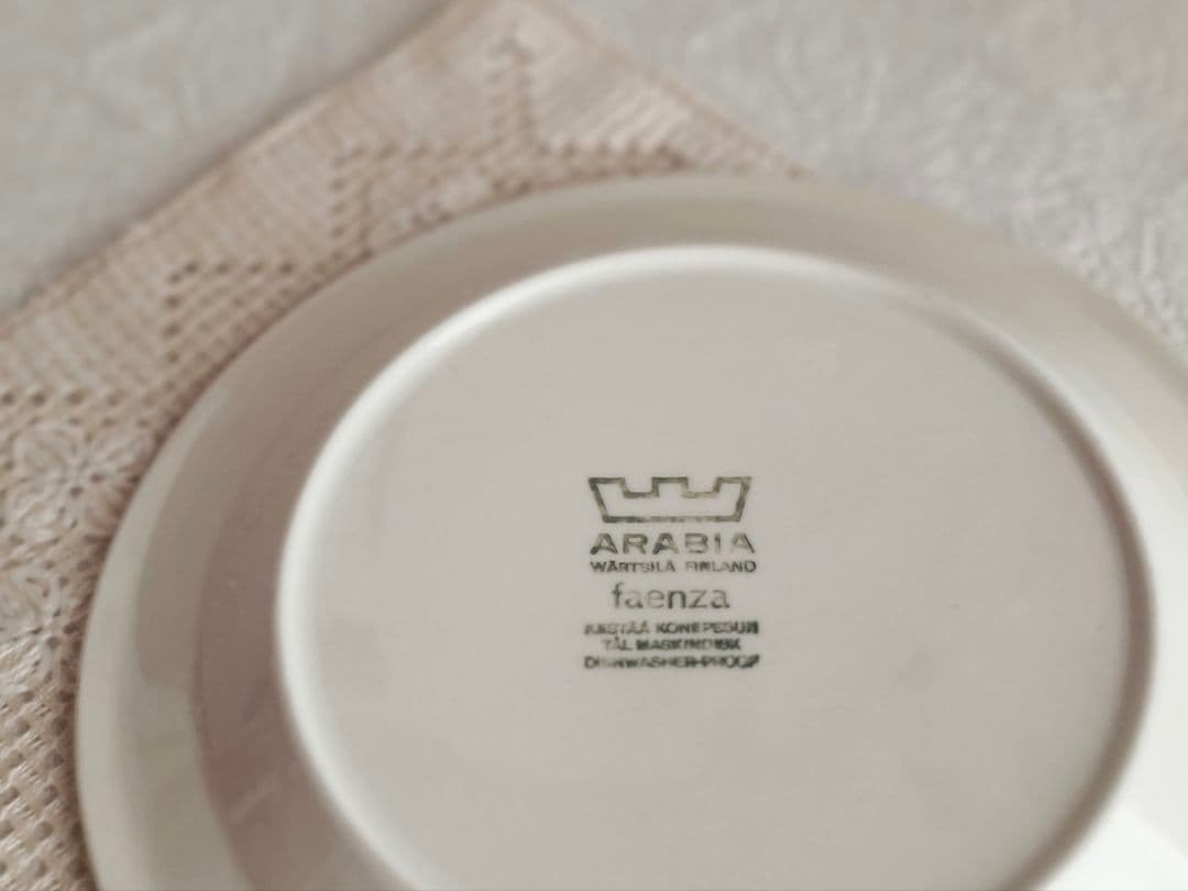 * old arabia∵✿∴ ファエンツァ cake plate