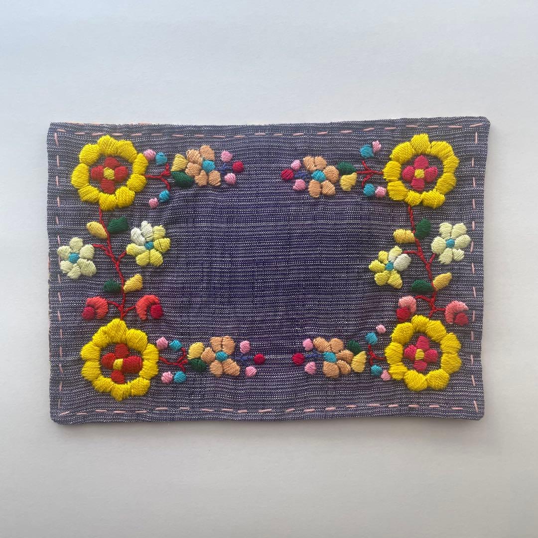 【 La Renaissance 】MARUI ×会津木綿 刺繍祈りのセット