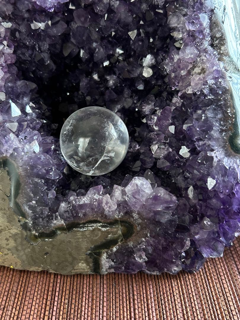 ✨破格✨極上絶品‼️秘蔵品☆アメジスト☆ミニドーム☆ブラジル産☆2080g