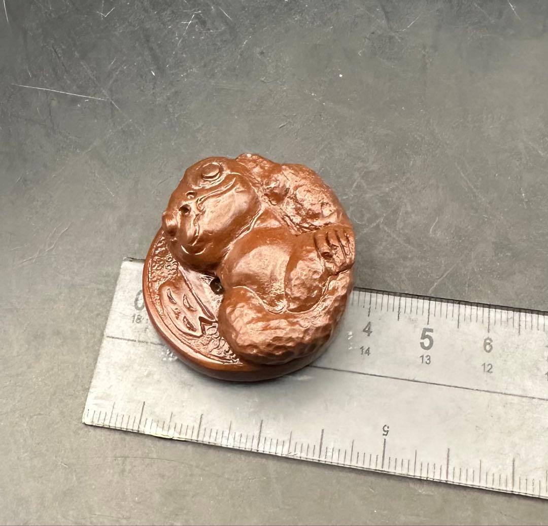 2026.3.31財守金蟾之日進斗金　新潟産上質碧玉