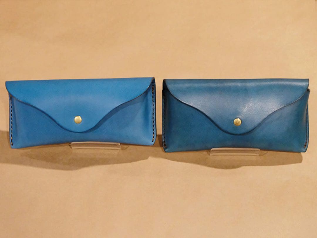 HERZ ヘルツ L字ファスナー長財布 【セルリアンブルー特別仕様】