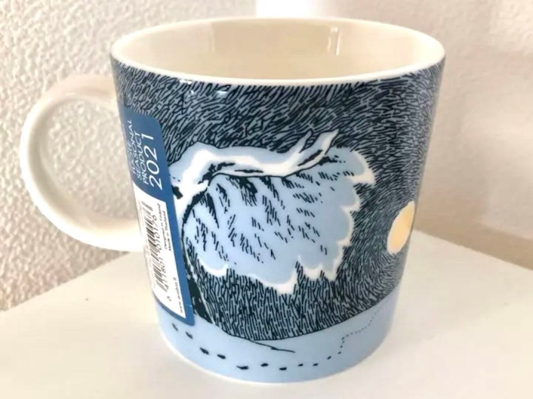 <日本未入荷！2021年>アラビア　ムーミンマグカップ スノームーンライト