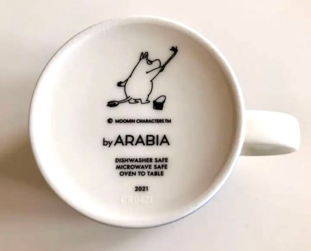 <日本未入荷！2021年>アラビア　ムーミンマグカップ スノームーンライト