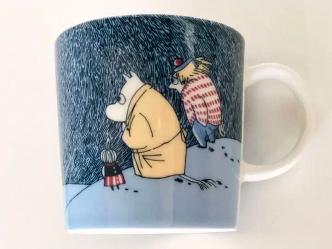 <日本未入荷！2021年>アラビア　ムーミンマグカップ スノームーンライト