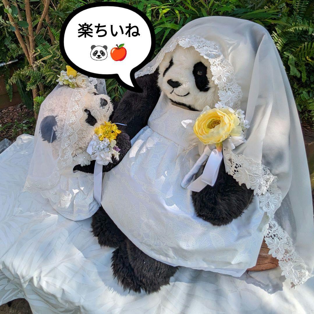 抱っこシャン素適なガーデンウエディング♡ハワイアン＆サテンリバーシブルワンピース