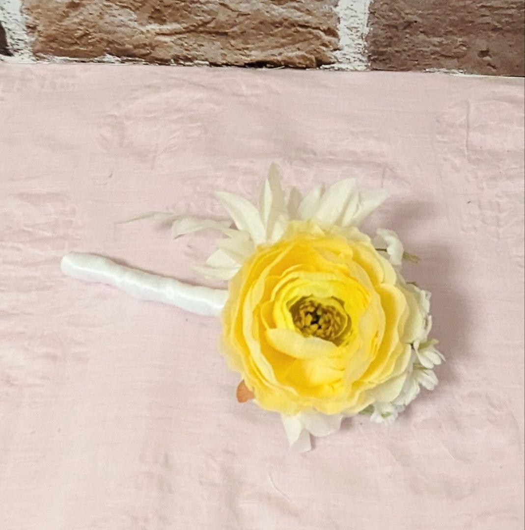 抱っこシャン素適なガーデンウエディング♡ハワイアン＆サテンリバーシブルワンピース