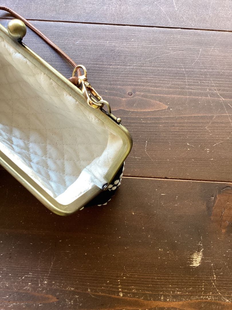 ミナペルホネンハンドメイド・がま口ショルダー‼︎