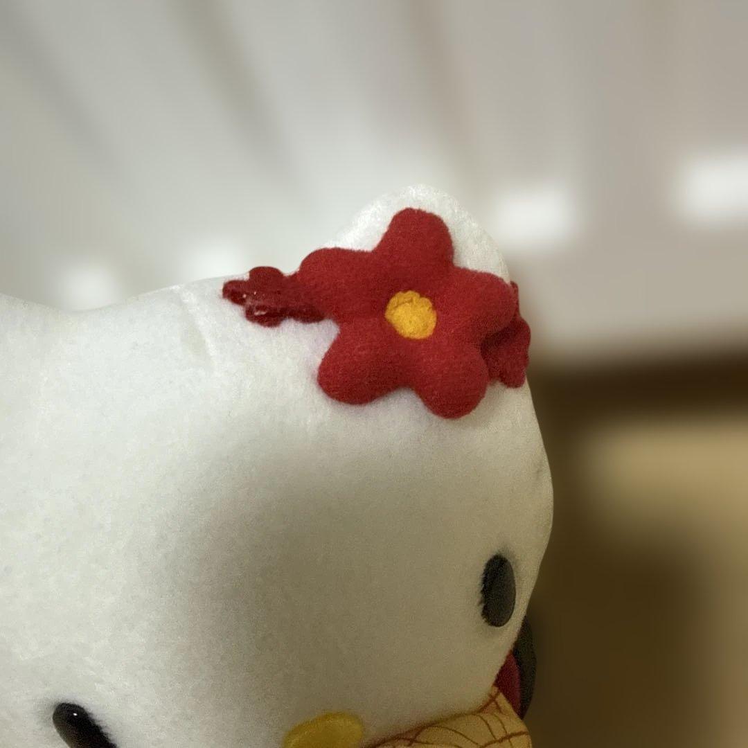 【伊豆限定】ご当地ハローキティ ぬいぐるみ 椿 着物姿