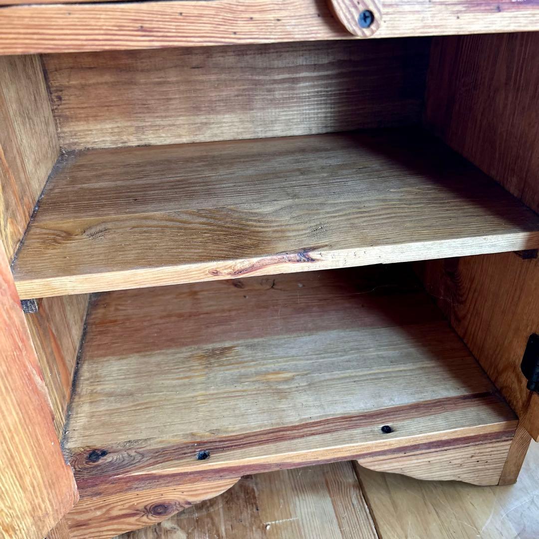 ハンドメイド　カントリー　チェスト　パイン材　高さ65cm