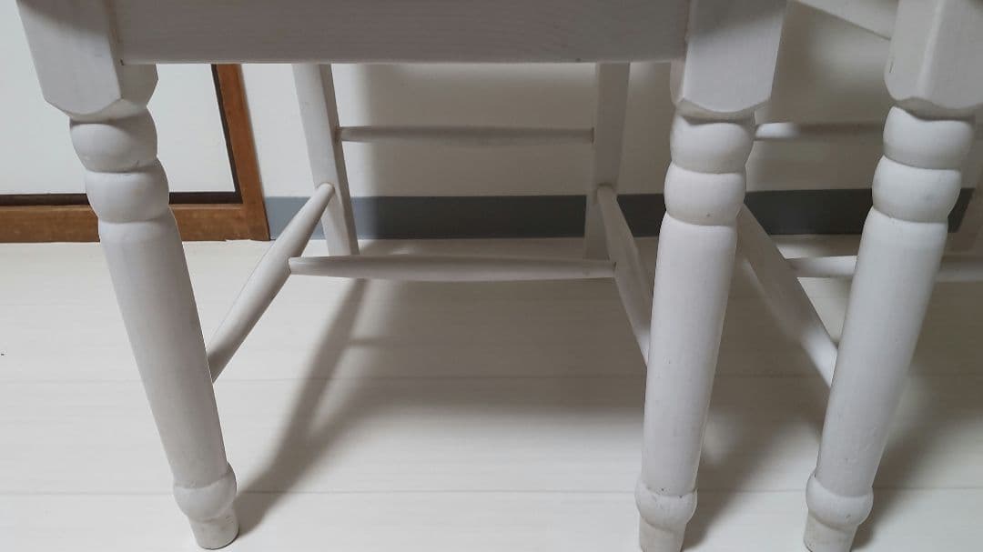 東谷 CFS-210 ミディダイニングチェア ホワイト 2脚