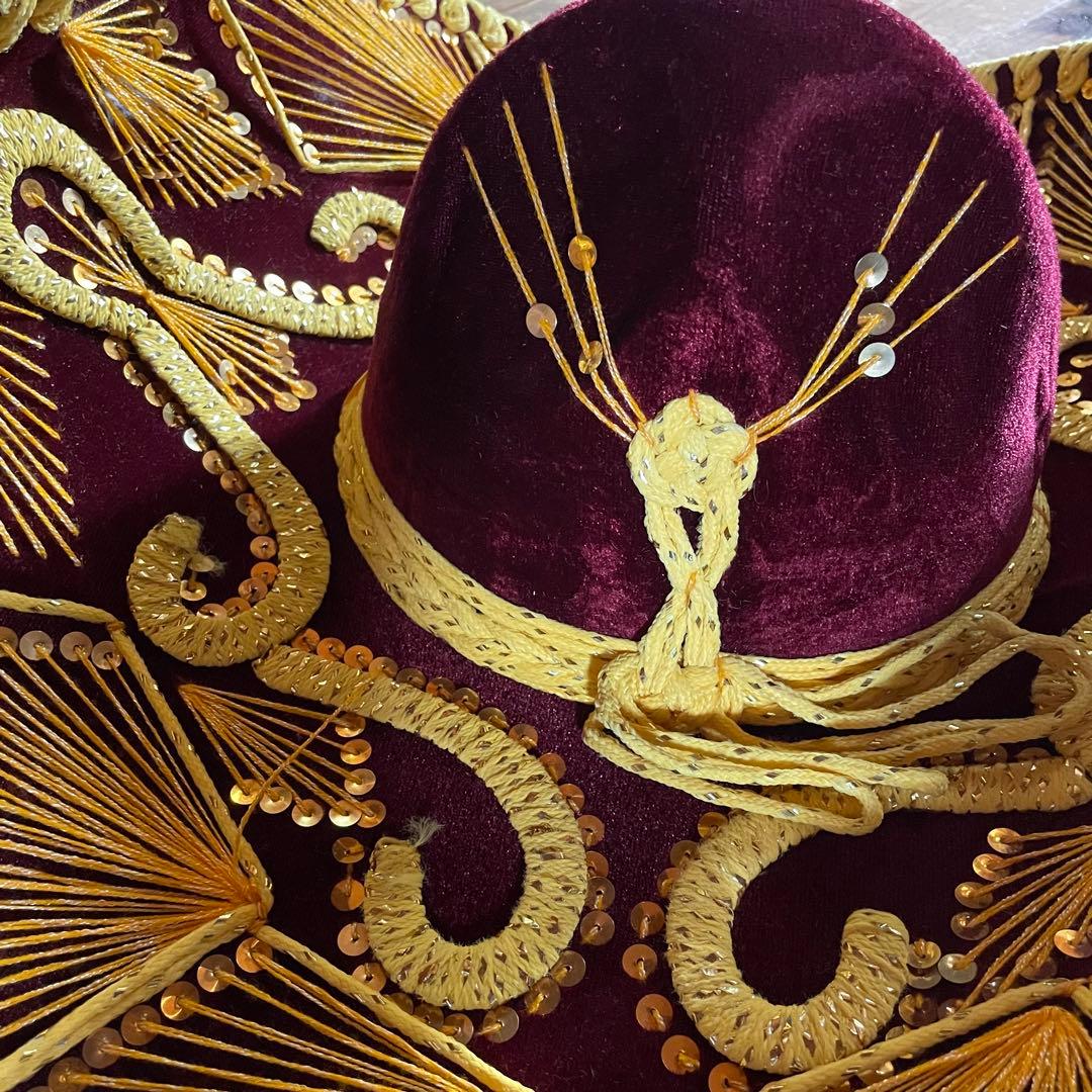 ビンテージ　メキシカンハット　ソンブレロ　大きいサイズ　メキシコ