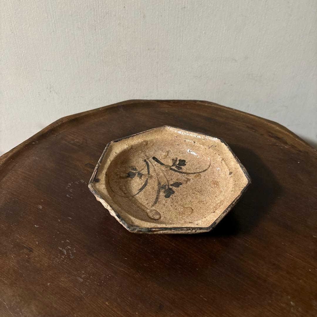 古瀬戸　志野織部　美濃　中皿　石皿　古民芸　古美術　唐津　検:李朝白洲正子
