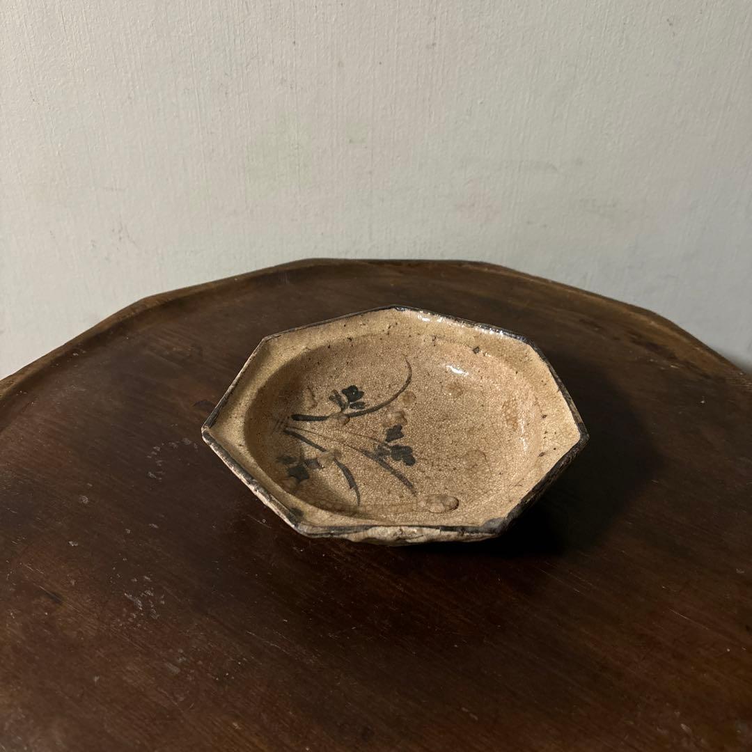 古瀬戸　志野織部　美濃　中皿　石皿　古民芸　古美術　唐津　検:李朝白洲正子