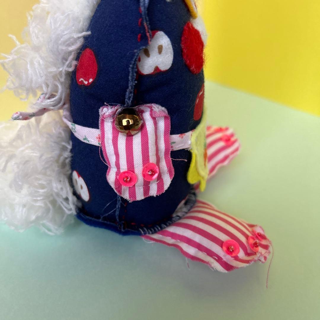 幼陽妖怪獣 ピピビ族 森の子うさぎ ぬいぐるみ ハンドメイド1点もの観賞用