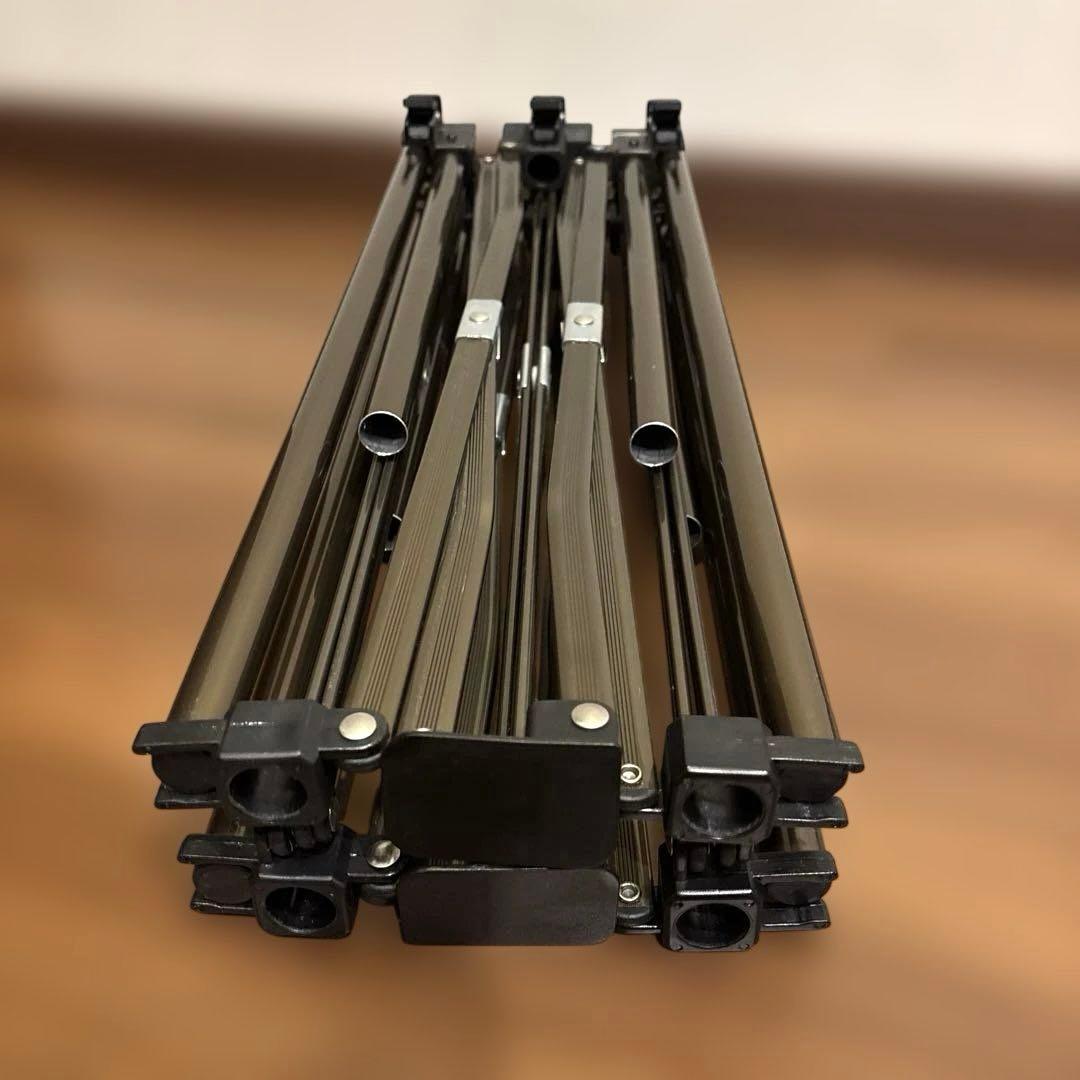 【Coleman】ナチュラルウッドロールテーブル ロール式収納 2段階式