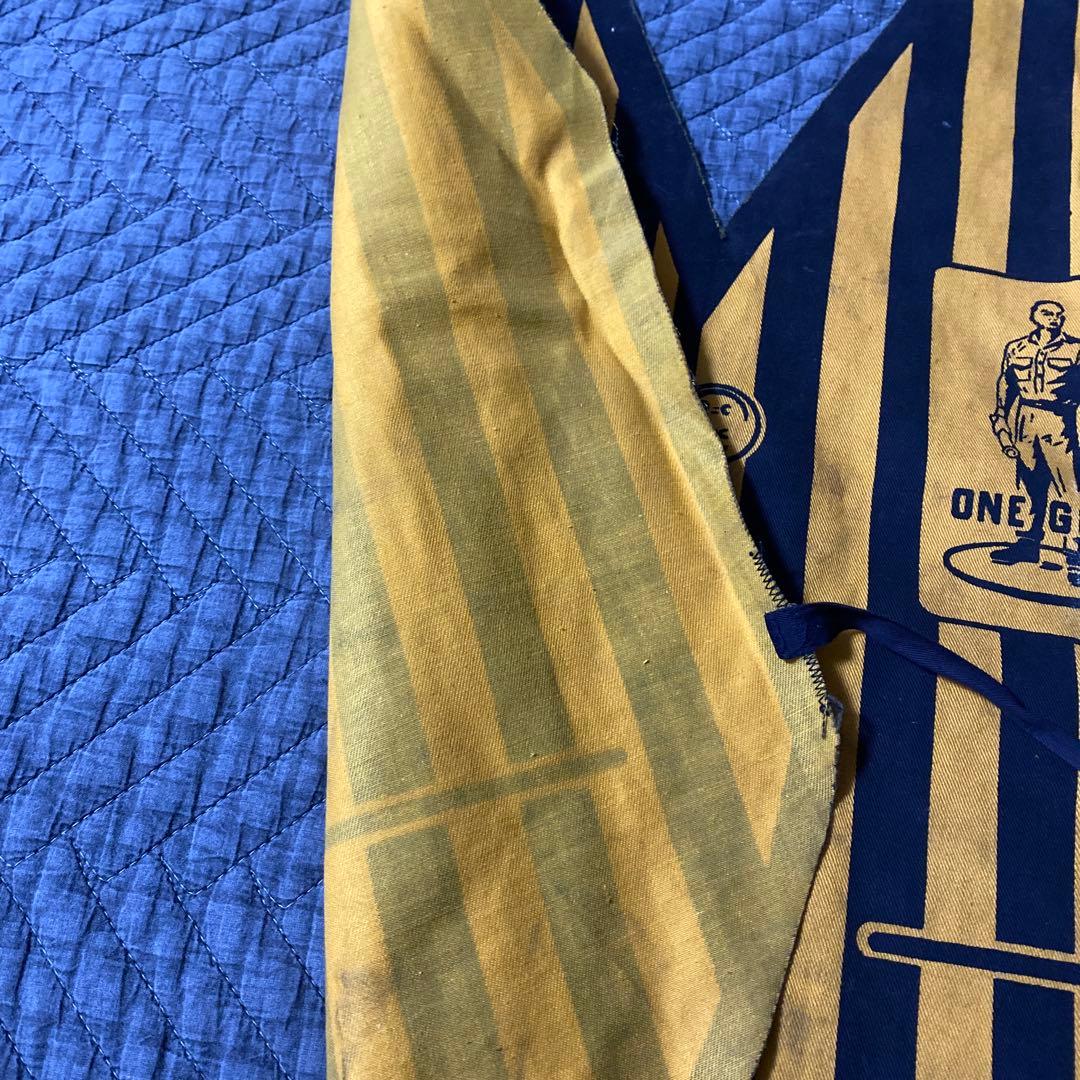 ビンテージ　“ONE GOAL” ベスト風キャンバスエプロン