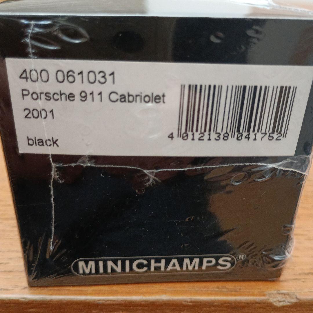 ミニチャンプス 1/43 ポルシェ 911 カブリオレ 2匹 犬付き② 限定