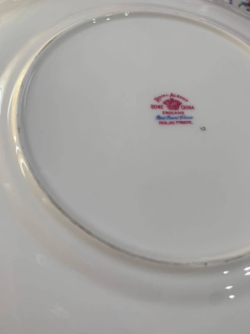 ロイヤルアルバート プチポワン 食器　スクエア皿　  