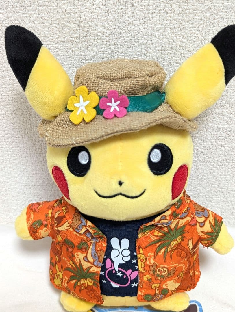 ✨美品レア✨ ピカチュウ ぬいぐるみ アローラフェスティバル！ Pikachu