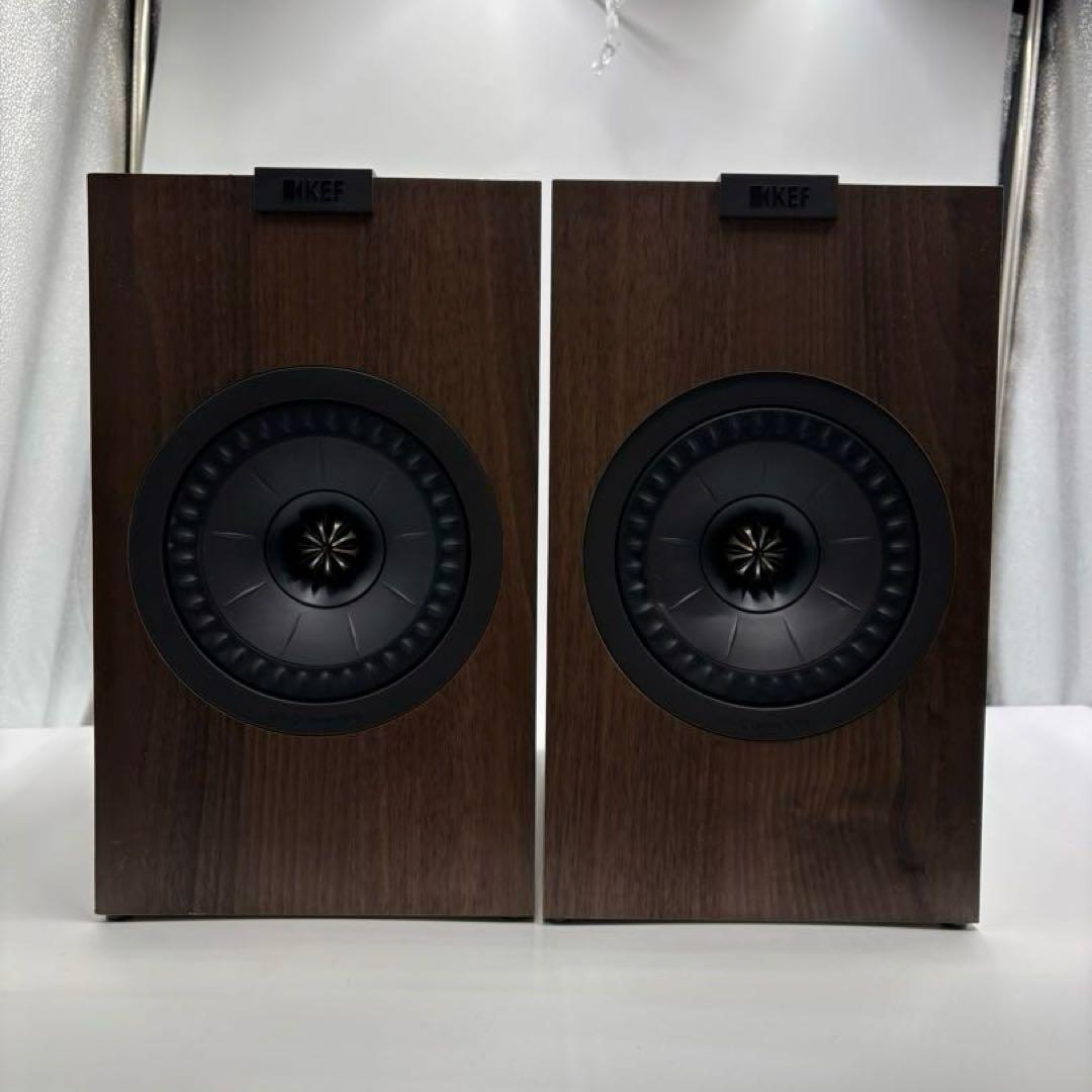 KEF Q150 ウォルナット　ブックシェルフスピーカー　2個