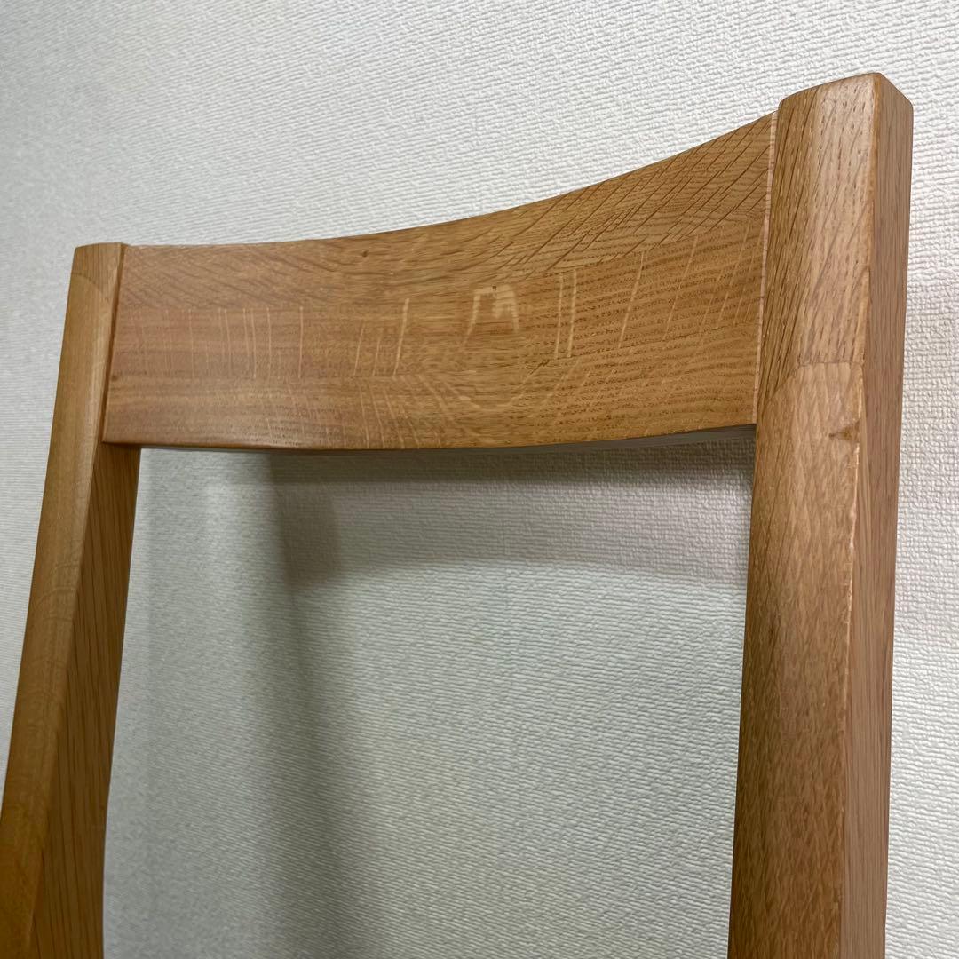 生地張替え済み♪ 無印 オーク材チェア ダイニングチェア MUJI 廃盤 北欧