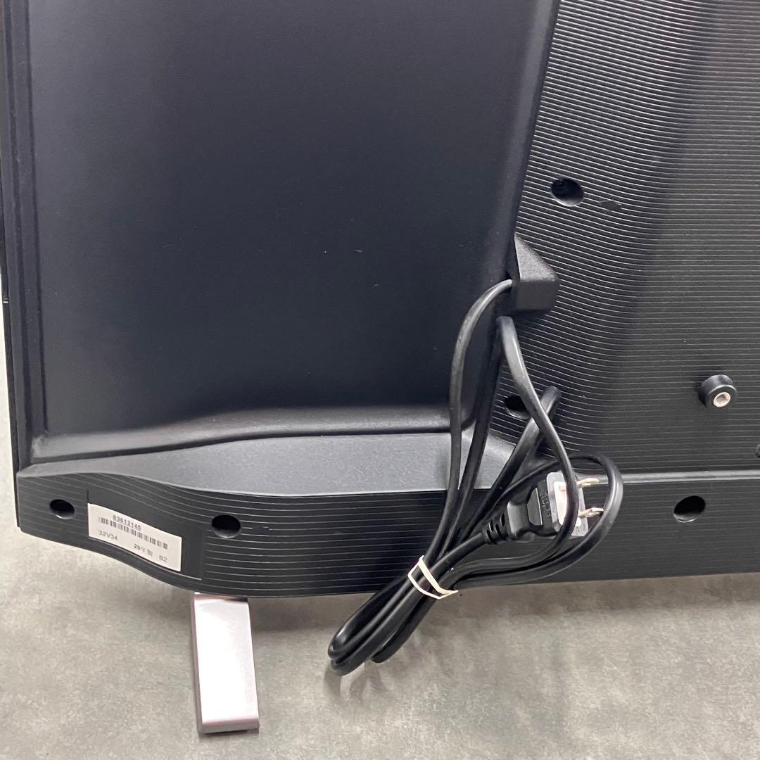 【美品】東芝 REGZA 液晶テレビ 32V34 リモコン付　2020年製 稼動