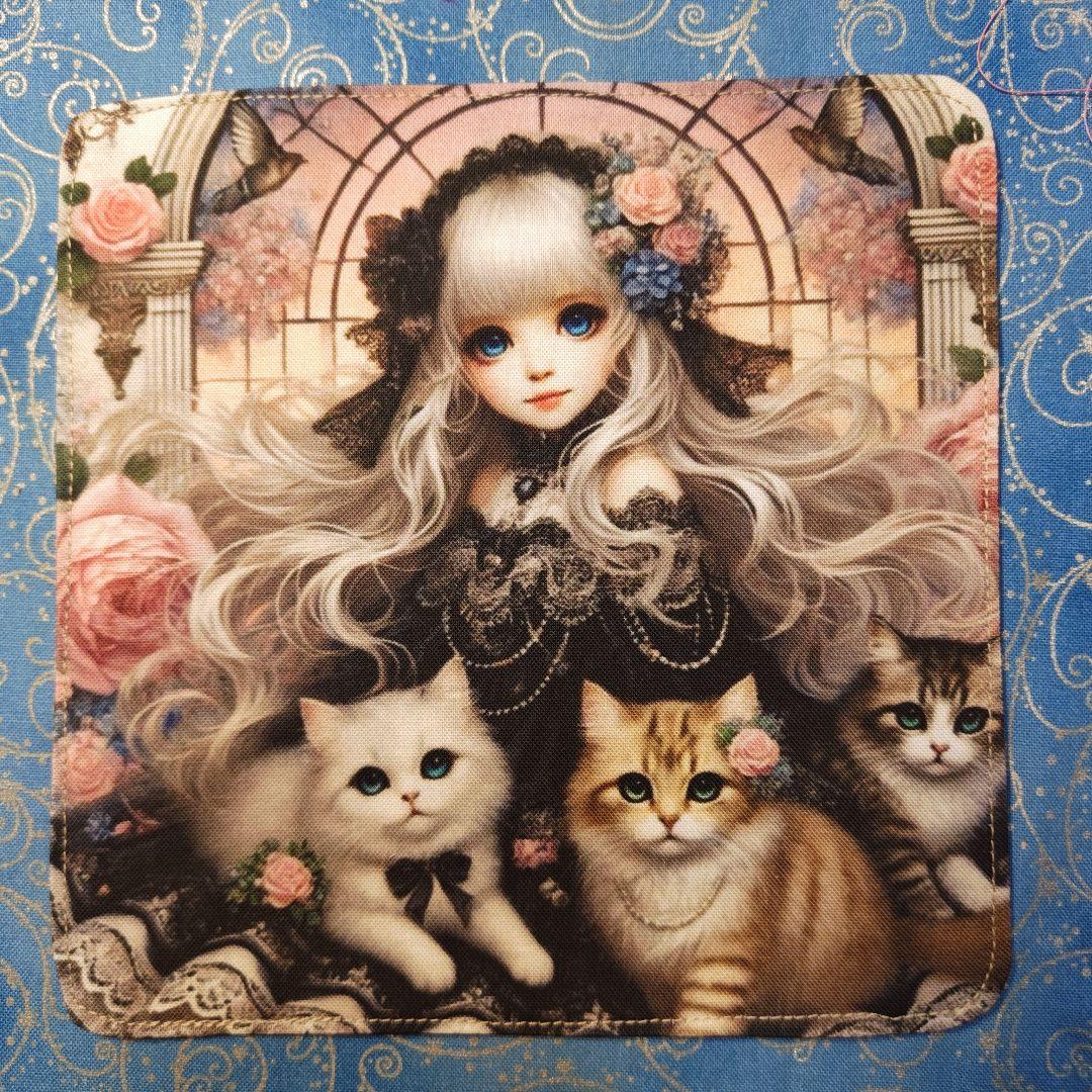 クロム　ハンカチ　柴犬さん ねこちゃん柄　19枚