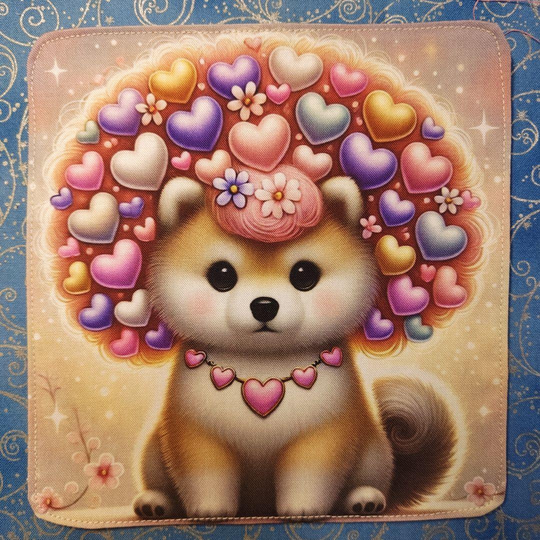 クロム　ハンカチ　柴犬さん ねこちゃん柄　19枚