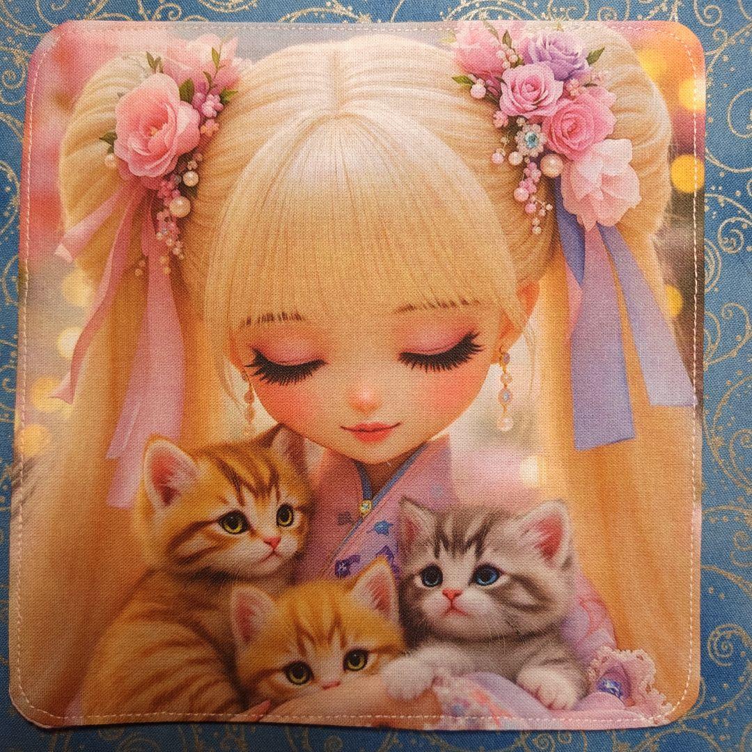 クロム　ハンカチ　柴犬さん ねこちゃん柄　19枚