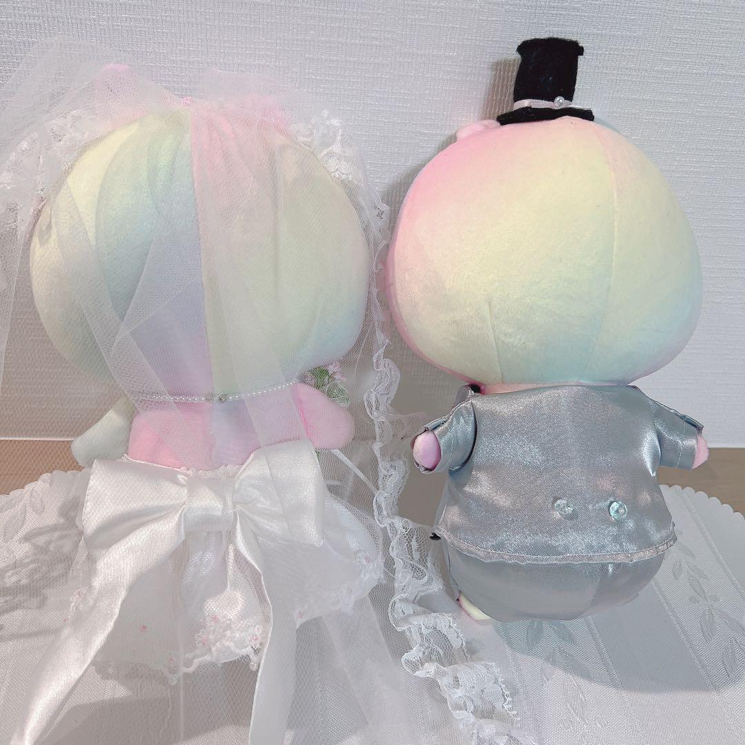 うさまる　うさこ　ウェルカムドール　虹色　結婚式　ぬいぐるみ　コスチューム付
