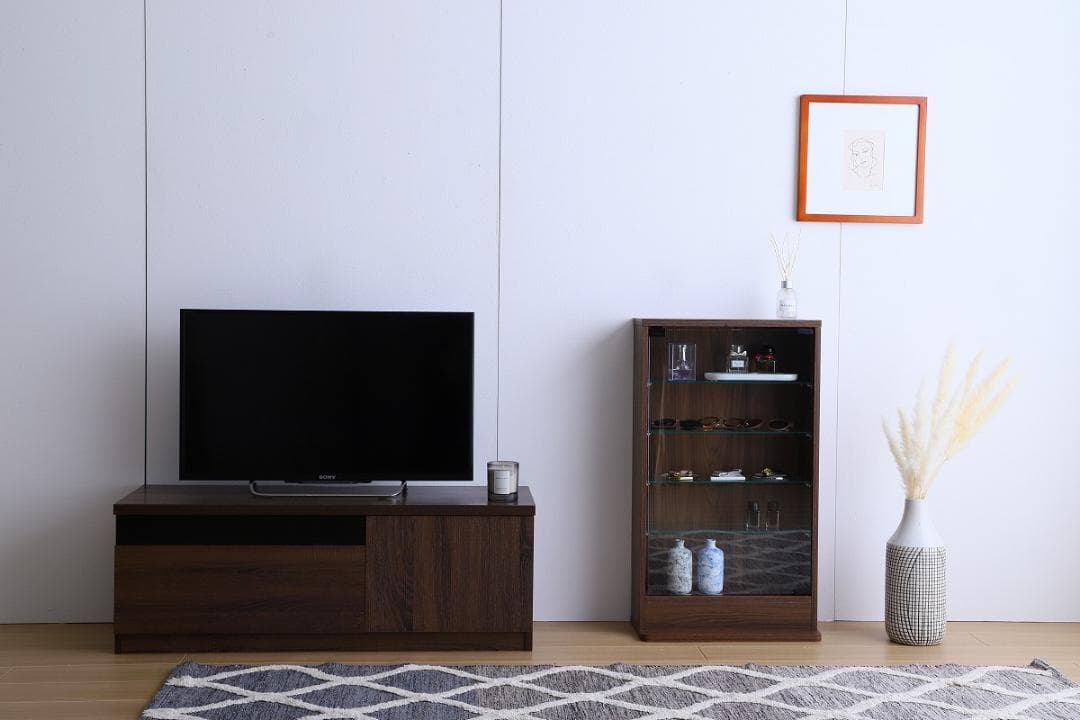 ☆【幅46cm×奥行28cm】 コレクションケース ブラック