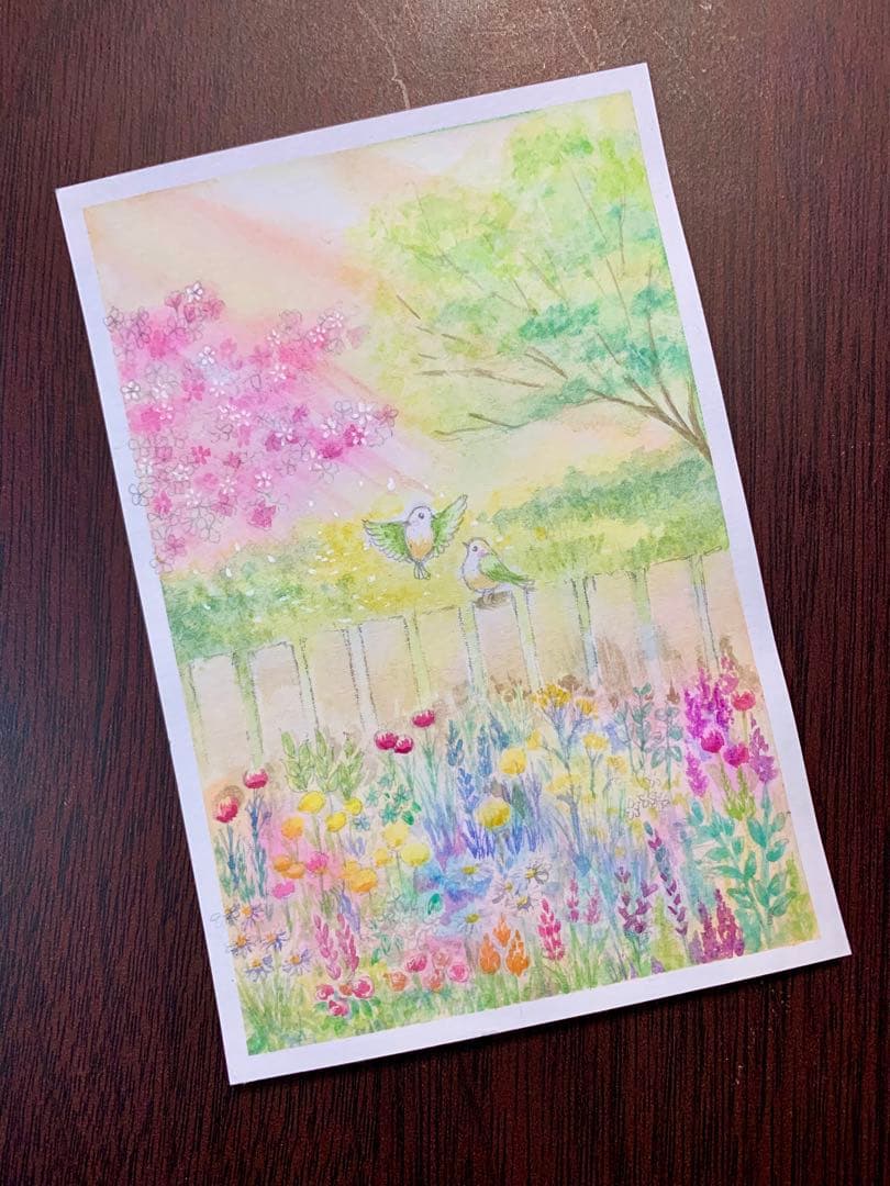 みみ水彩画 春爛漫　値段は※900円です