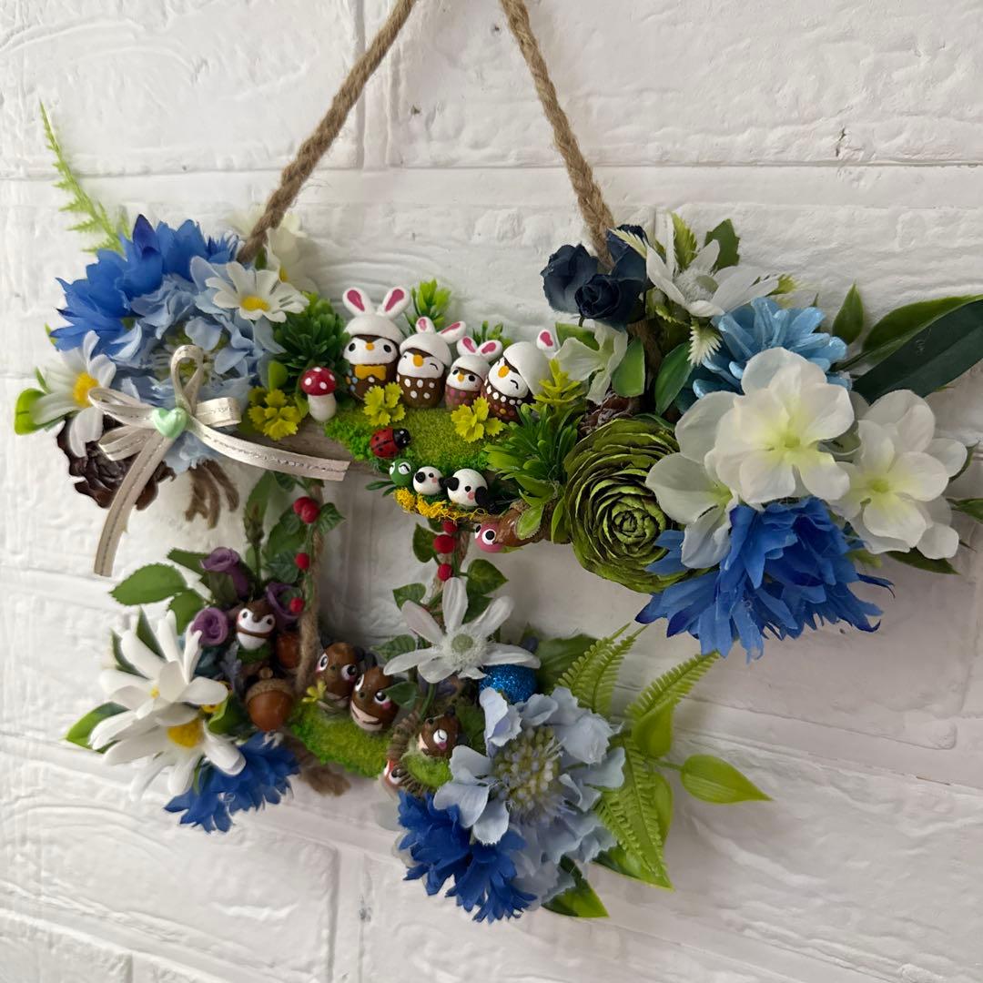 どんぐりアート♡ 紫陽花オブジェ　2025年度南国オブジェ♡