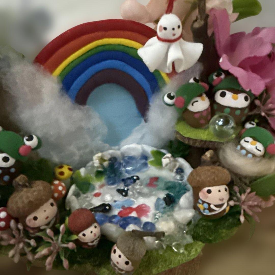 どんぐりアート♡ 紫陽花オブジェ　2025年度南国オブジェ♡