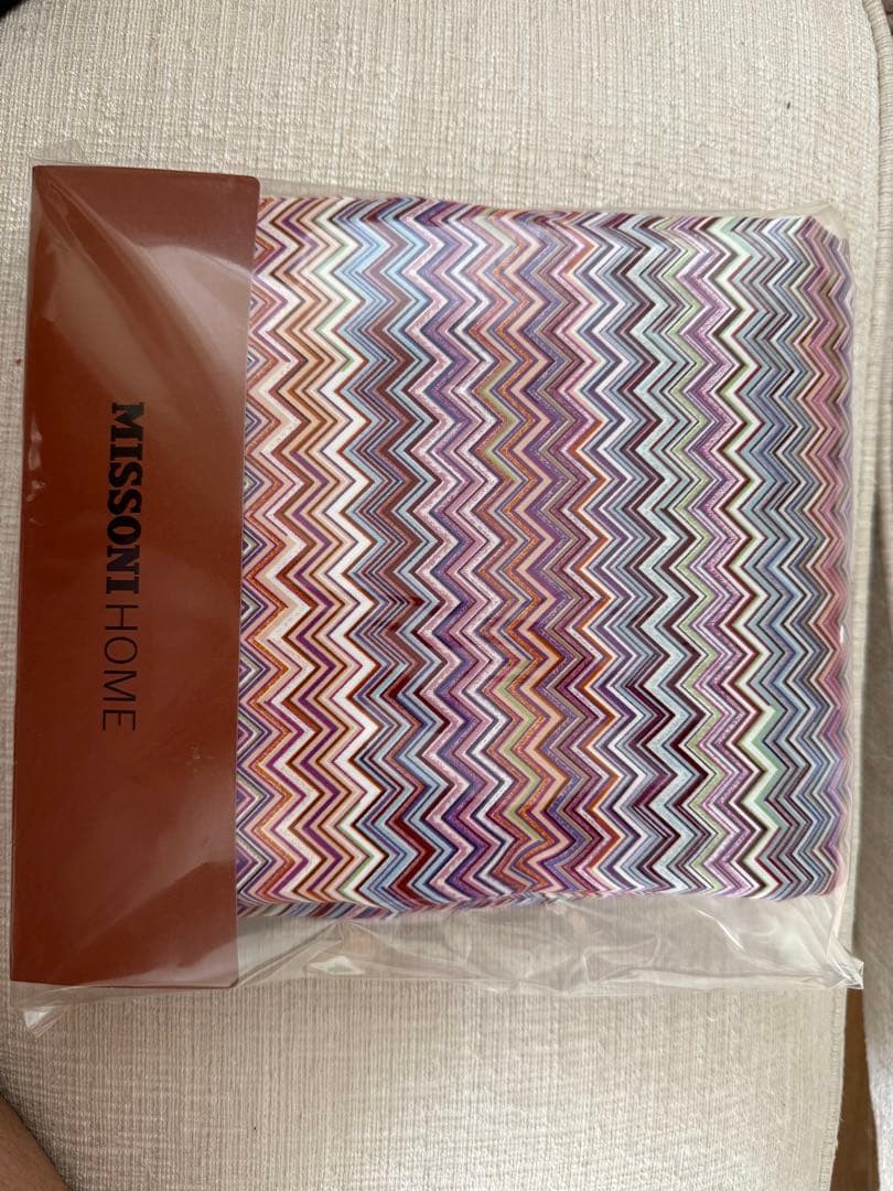 Missoni ミッソニ　敷きふとんカバー　マルチカラー、ジグザグ模様