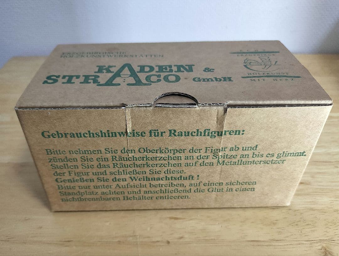 ドイツ製　煙出し人形　箱付き
