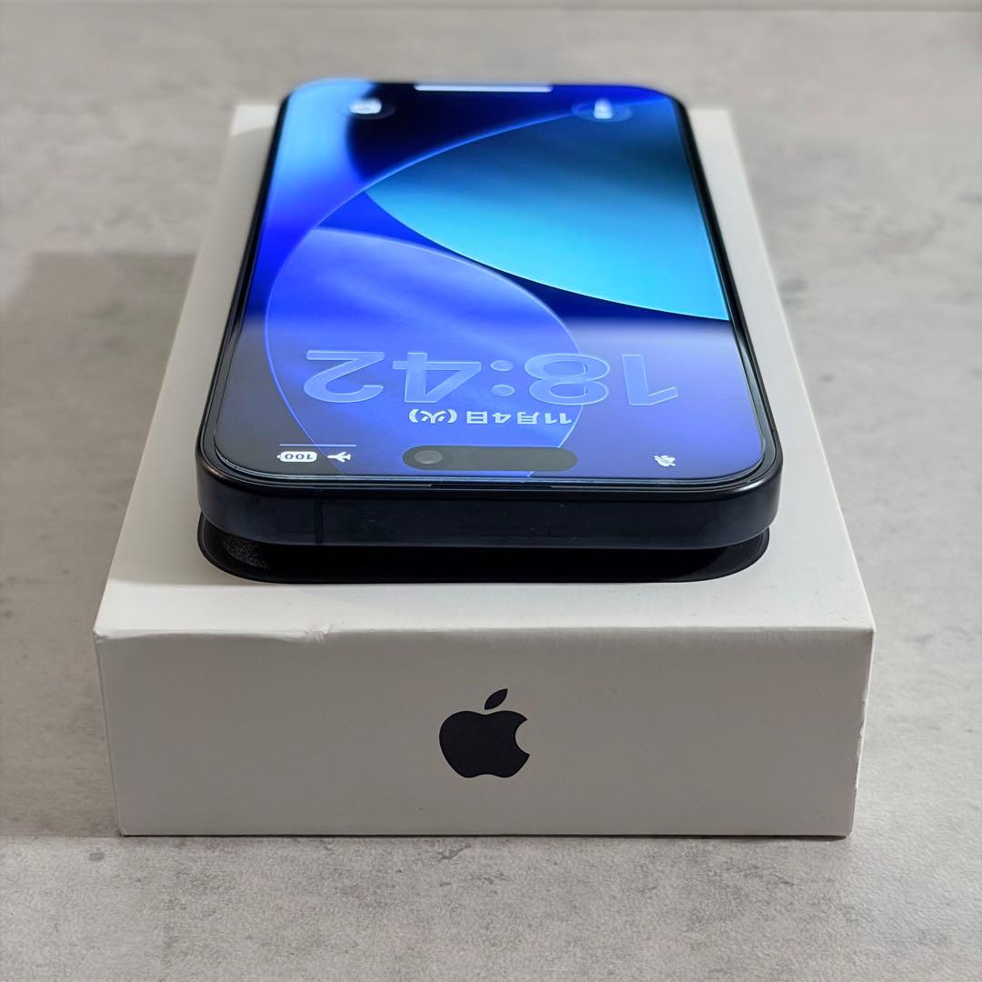 【極美品】iPhone15 pro ブルーチタニウム 512GB 【即日発送】