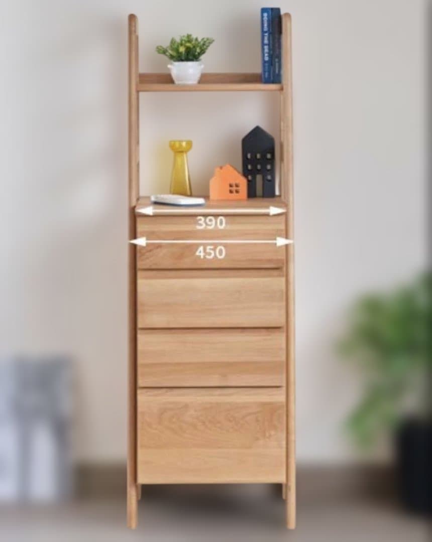 一生紀 isseiki ELZA-4 チェスト 45 ナチュラル 天然木 収納棚