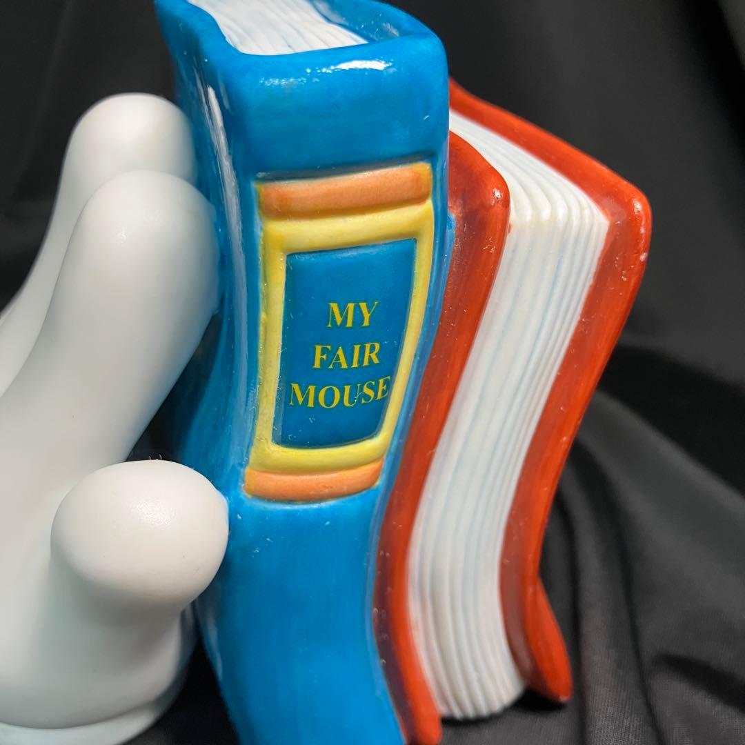 【匿名配送/希少】Disney/トゥーンタウン/ブックエンド/ミッキー/陶器製