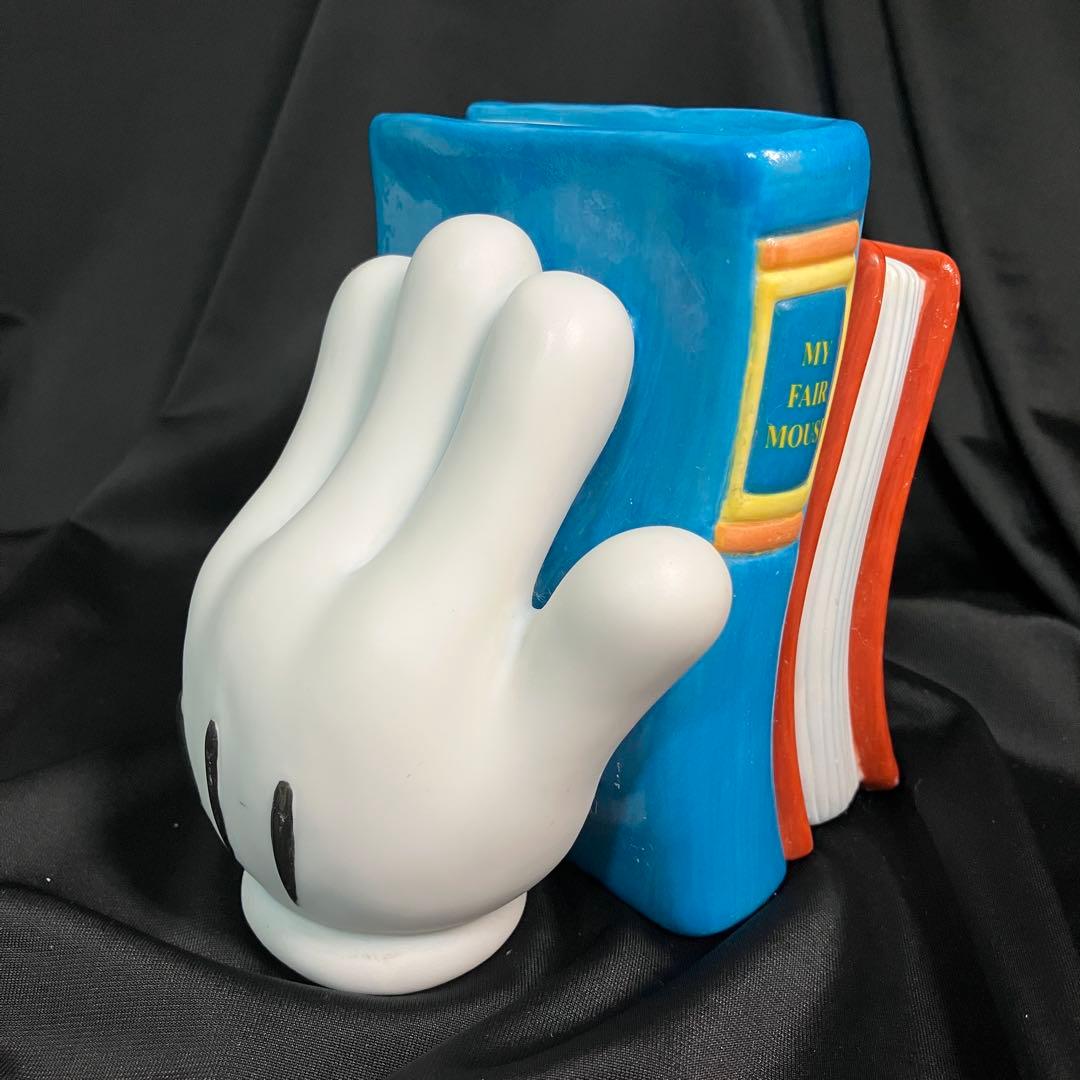 【匿名配送/希少】Disney/トゥーンタウン/ブックエンド/ミッキー/陶器製