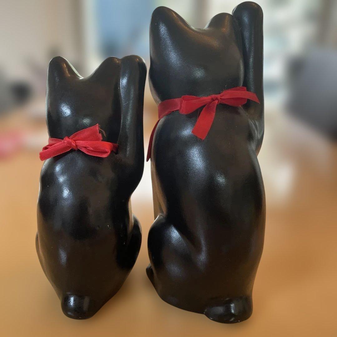 黒猫置物